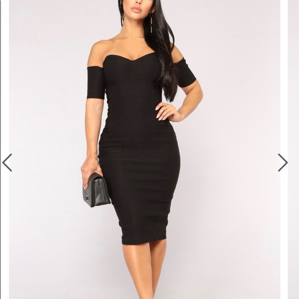 Fashion Nova off the shoulder dress